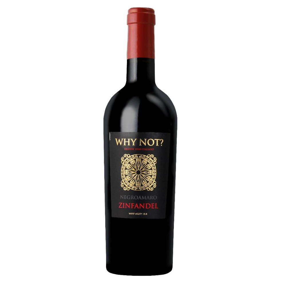 Wino Why Not? Negroamaro – Primitivo (Zinfandel) 15% czerwone półwytrawne 750 ml