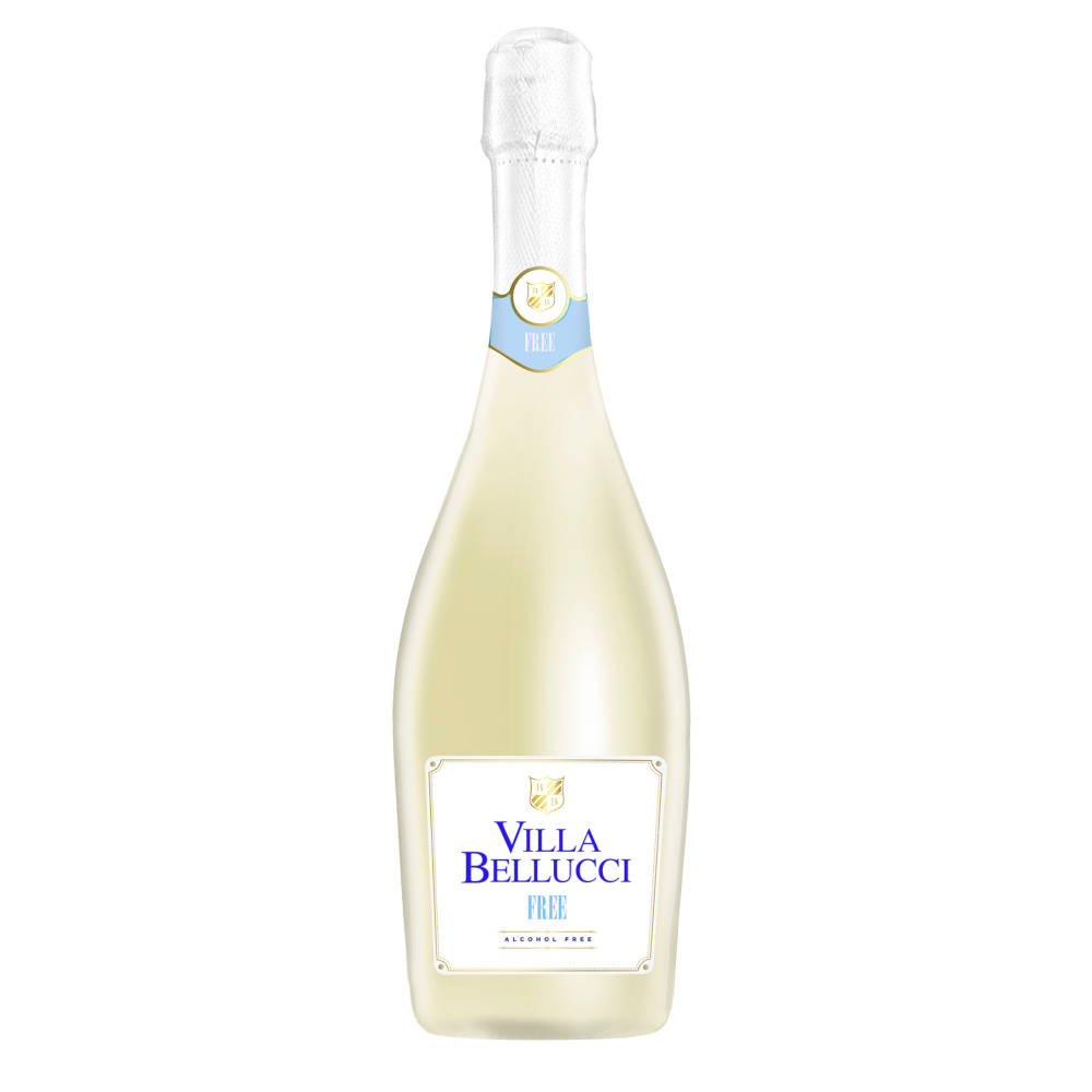 Wino Villa Bellucci Free 0% białe półwytrawne 750 ml