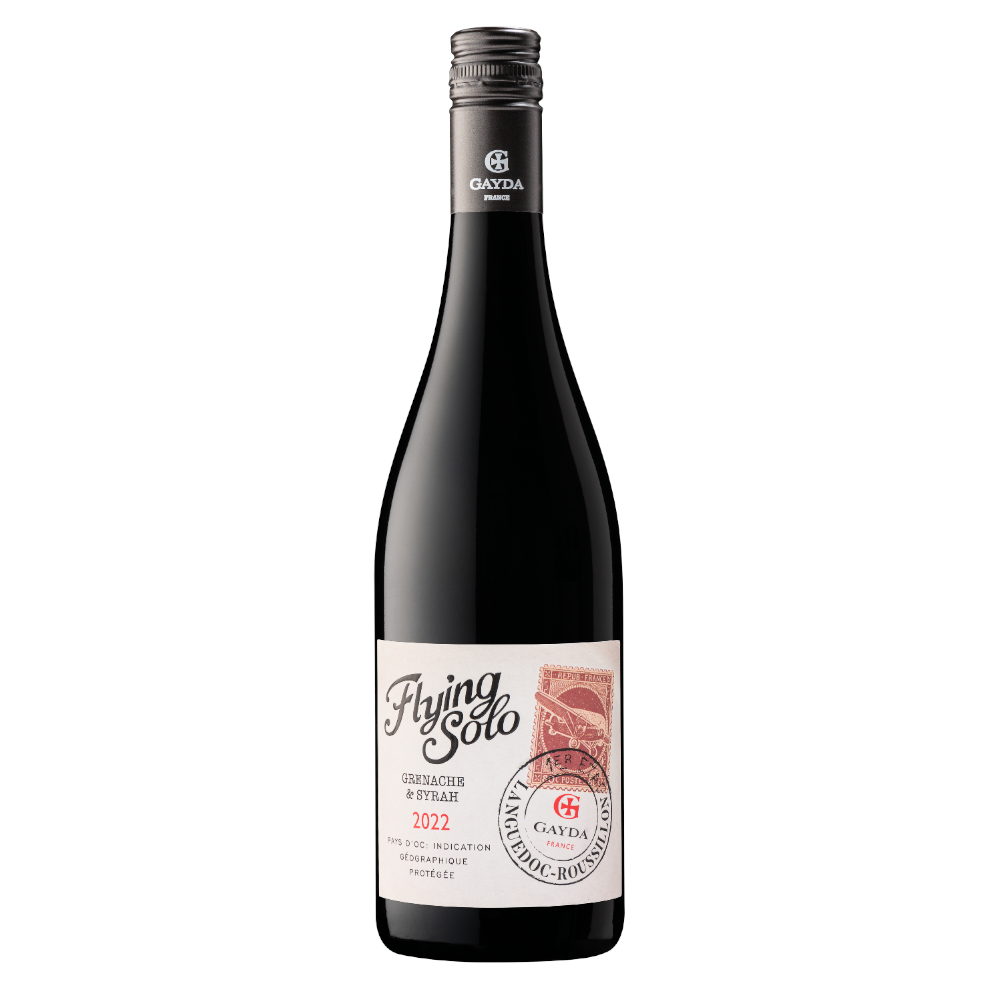 Wino Domaine Gayda Flying Solo Grenache Syrah 13,5% czerwone wytrawne 750 ml