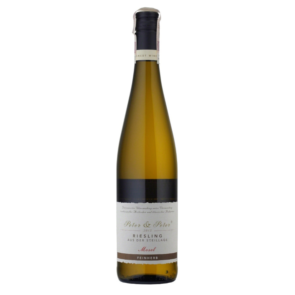 Wino Peter & Peter Riesling Feinherb 11,5% białe półwytrawne 750 ml