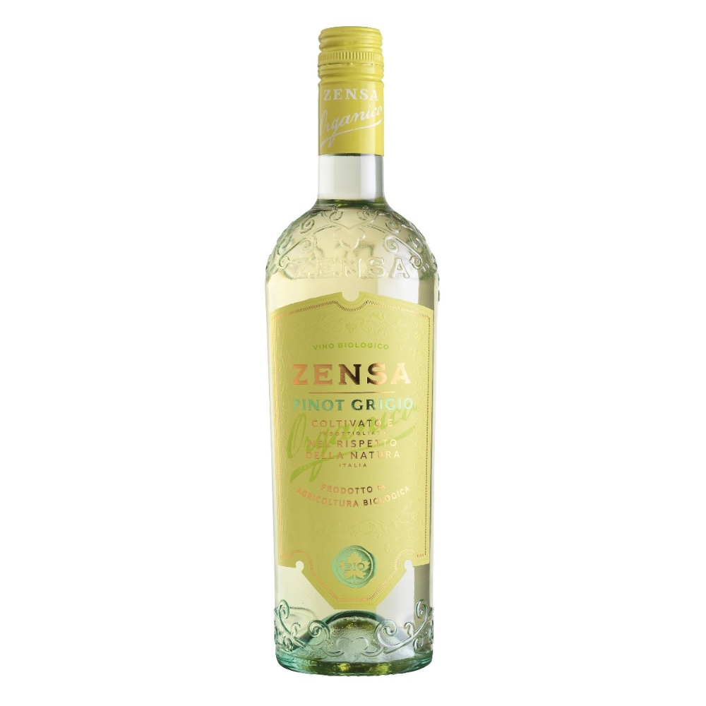 Wino Zensa Pinot Grigio Organic 12,5% białe wytrawne 750 ml