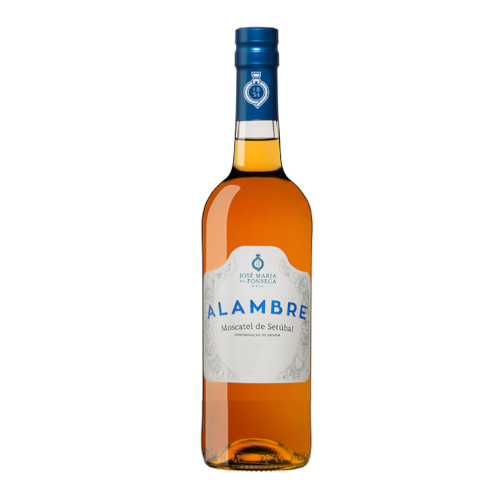 Wino Alambre Moscatel De Setubal 17,5% białe słodkie 375 ml