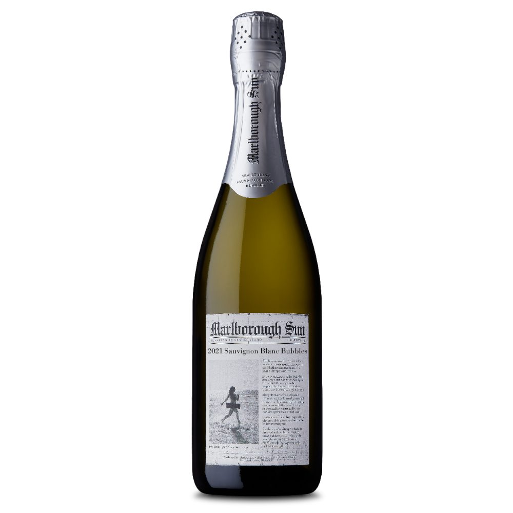 Wino Marlborough Sun Sauvignon Blanc Bubbles 12,5% białe wytrawne 750 ml