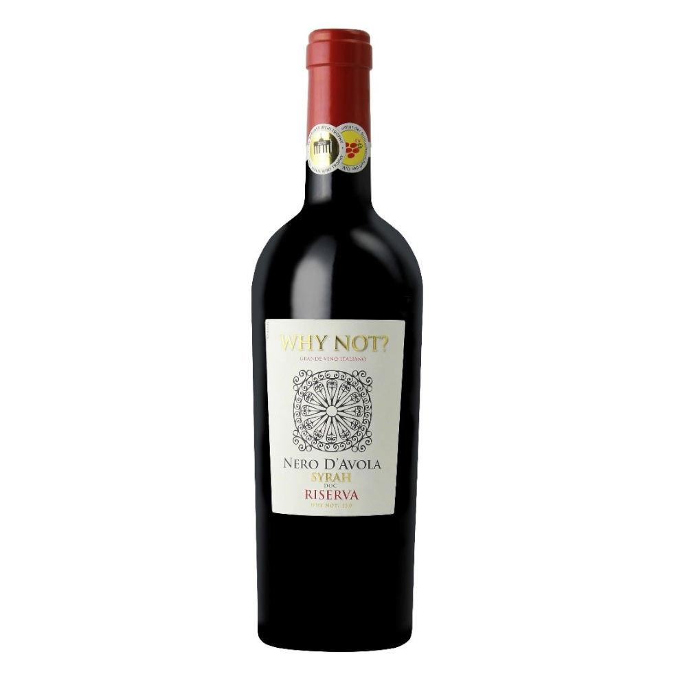 Wino Why Not Nero D'Avola - Syrah 14% czerwone półwytrawne 750 ml