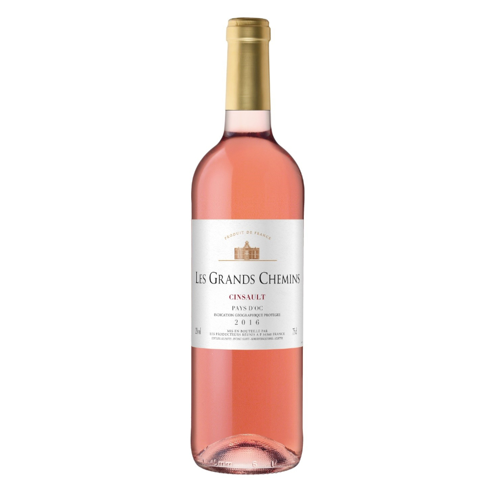 Wino Les Grands Chemins Cinsault Rose 12% różowe półwytrawne 750 ml