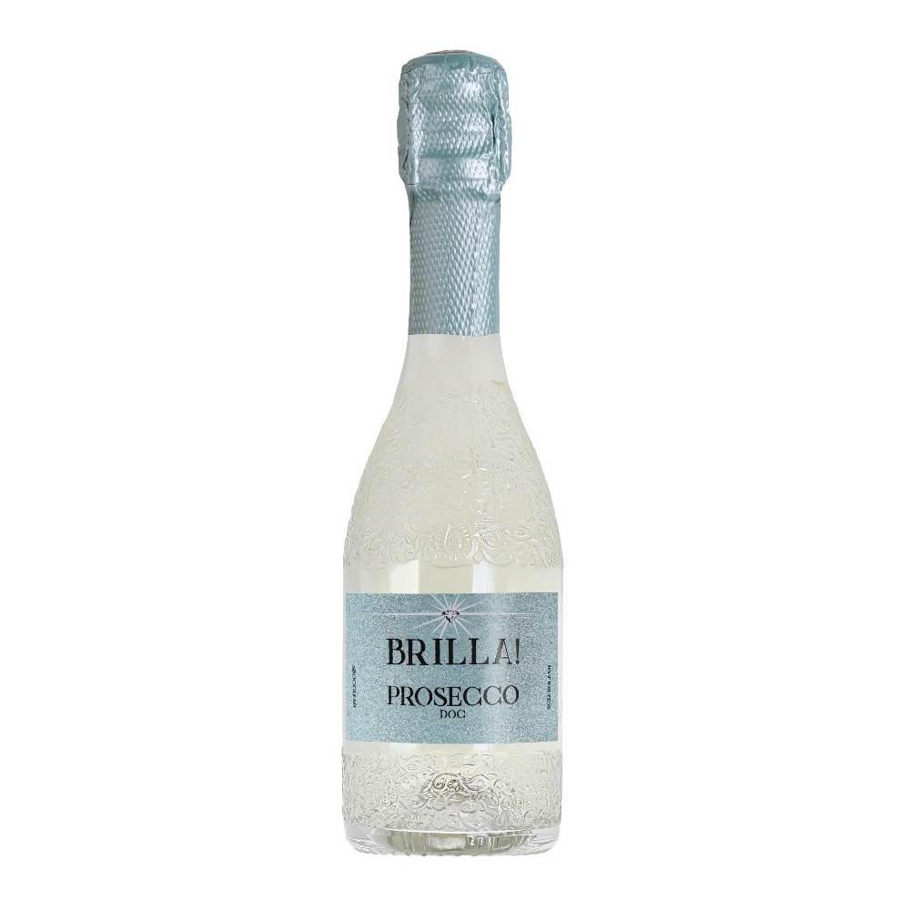 Wino BRILLA! Prosecco Extra Dry Doc Prosecco 11% białe wytrawne 200 ml