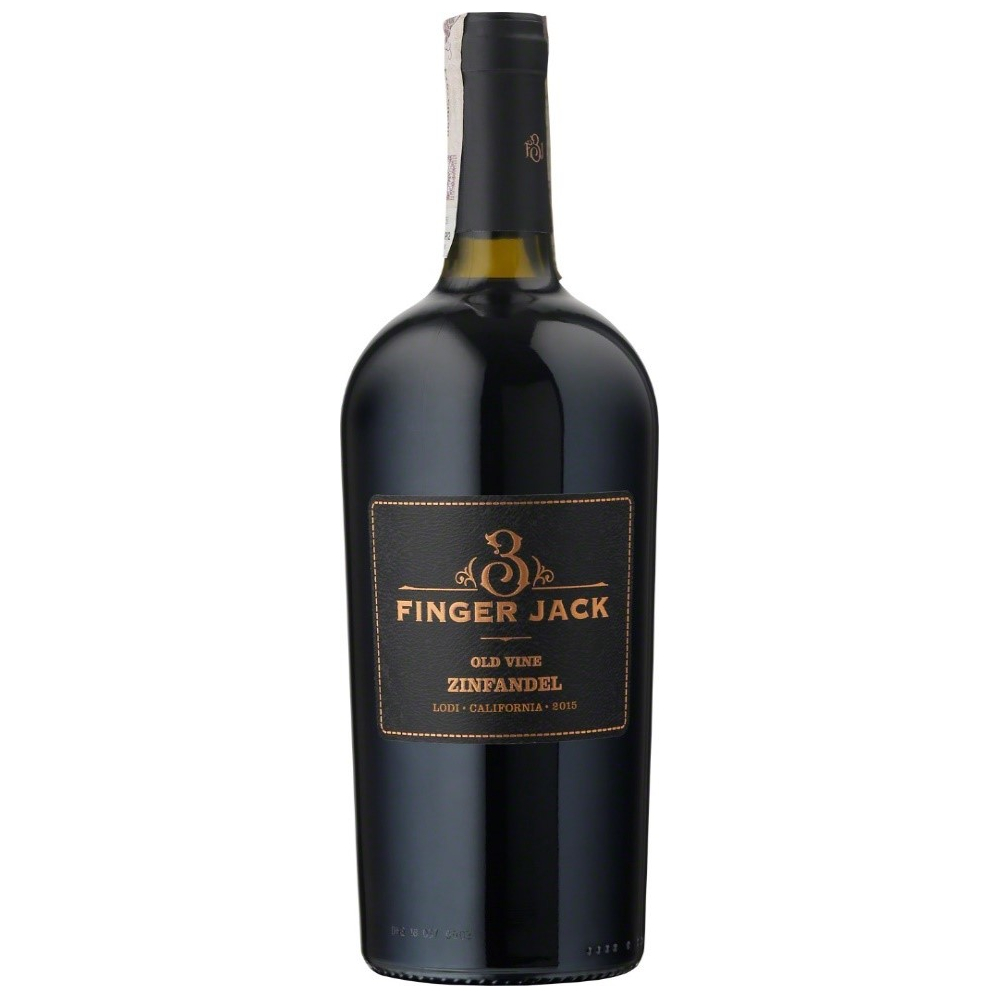 Wino 3 Finger Jack Old Vine Zinfandel 15% czerwone wytrawne 750 ml