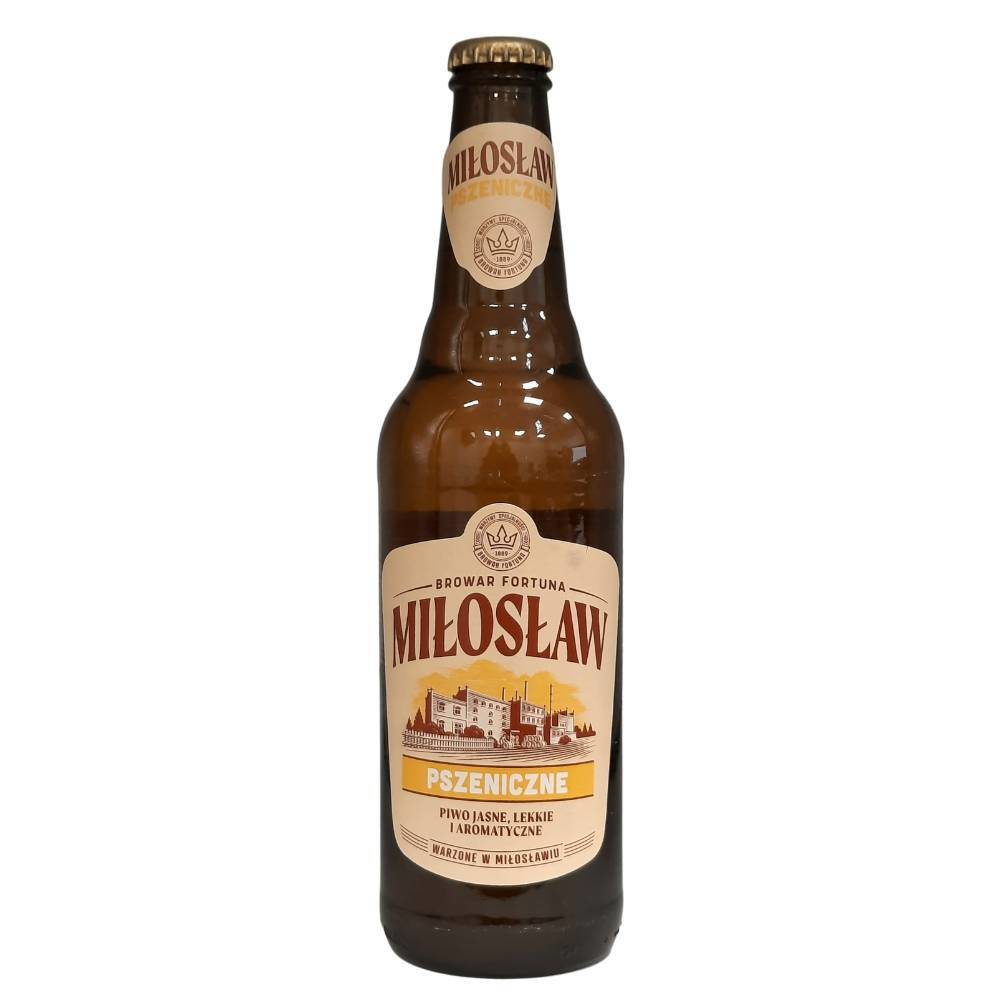 Piwo Miłosław Pszeniczne 4,6% 500 ml