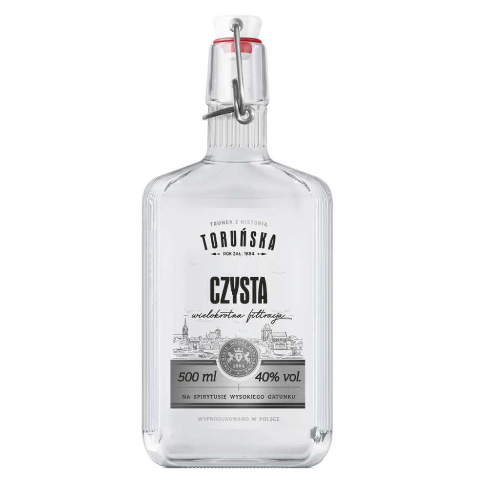 Wódka Toruńska Czysta Ryfle 40% 500 ml