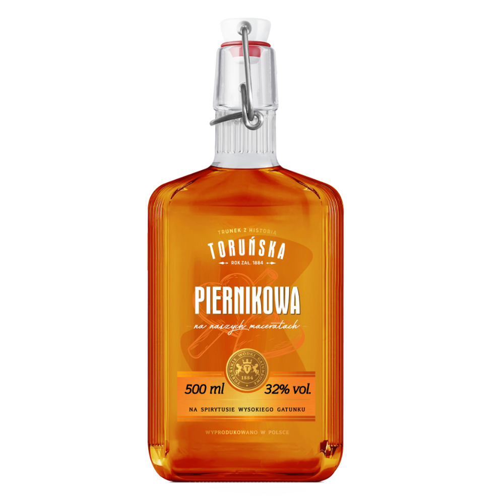 Wódka Toruńska Piernikowa Ryfle 32% 500 ml