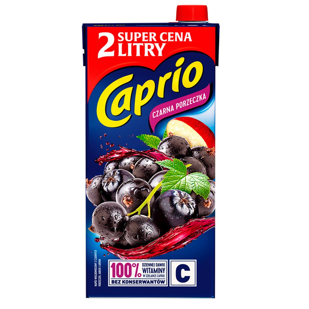 Sok Caprio czarna porzeczna 2000 ml
