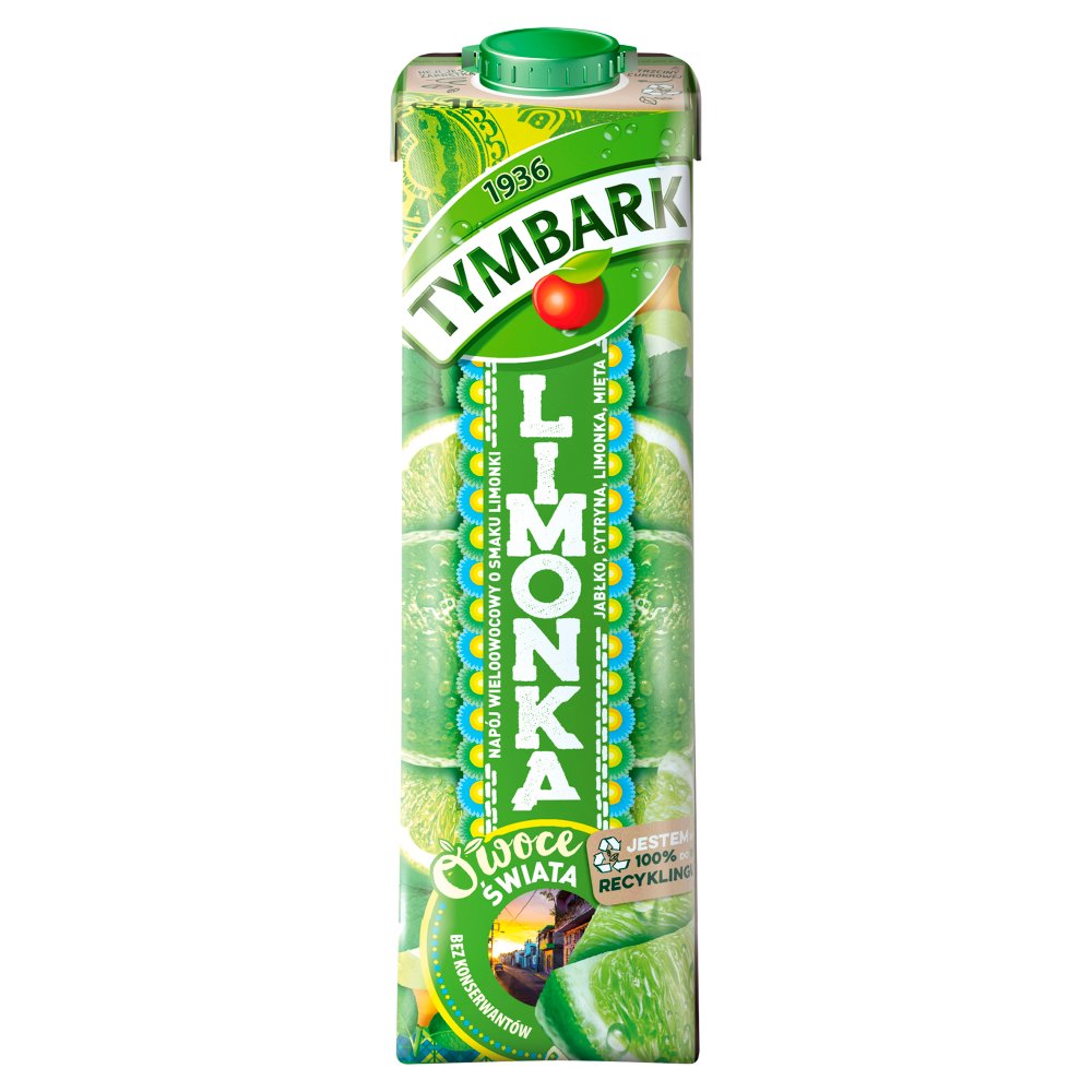 Napój Tymbark Owoce Świata Limonka 1000 ml