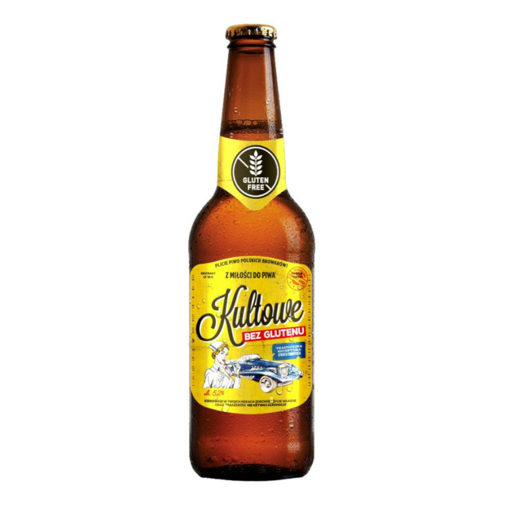 Piwo Staropolskie Kultowe bez glutenu 5% 500 ml