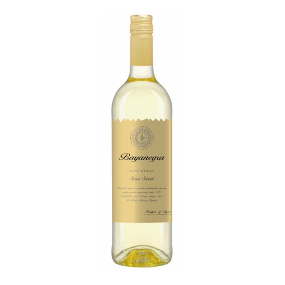 Wino Bayanegra 12% białe półsłodkie 750 ml