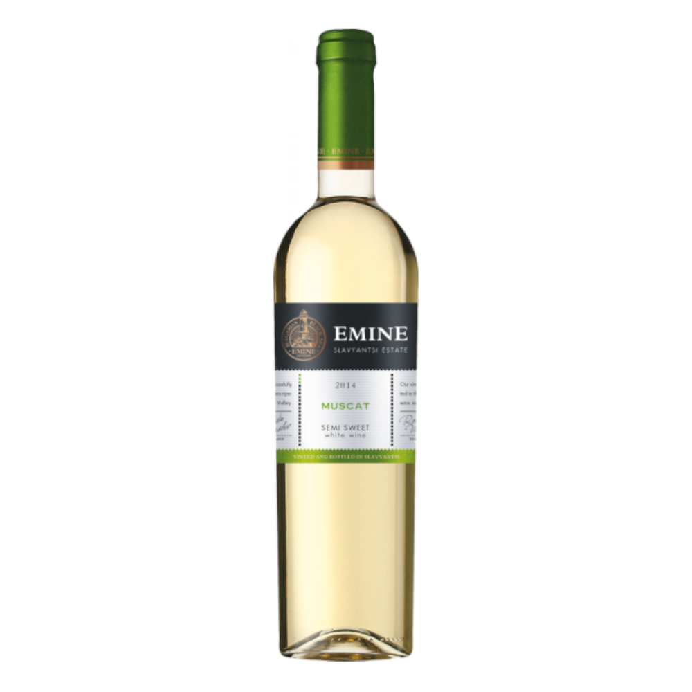 Wino Emine Muscat 11,5% białe półsłodkie 750 ml