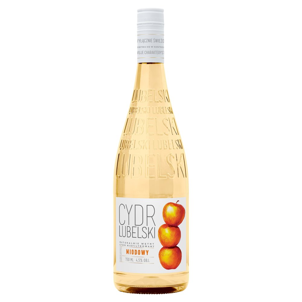Cydr Lubelski miodowy niefiltrowany 5% 750 ml