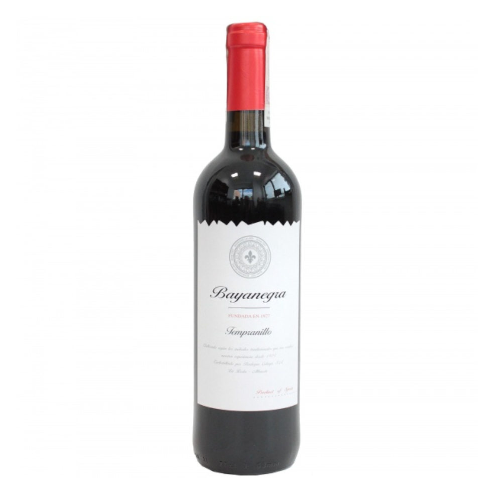 Wino Bayanegra Tempranill 12% czerwone półwytrawne 750 ml
