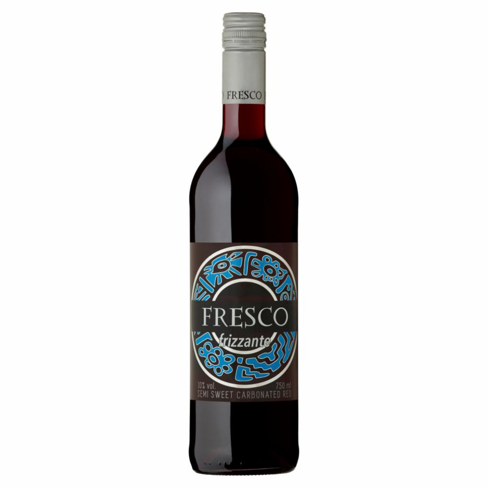 Wino Fresco Frizzante 10% czerwone półsłodkie 750 ml