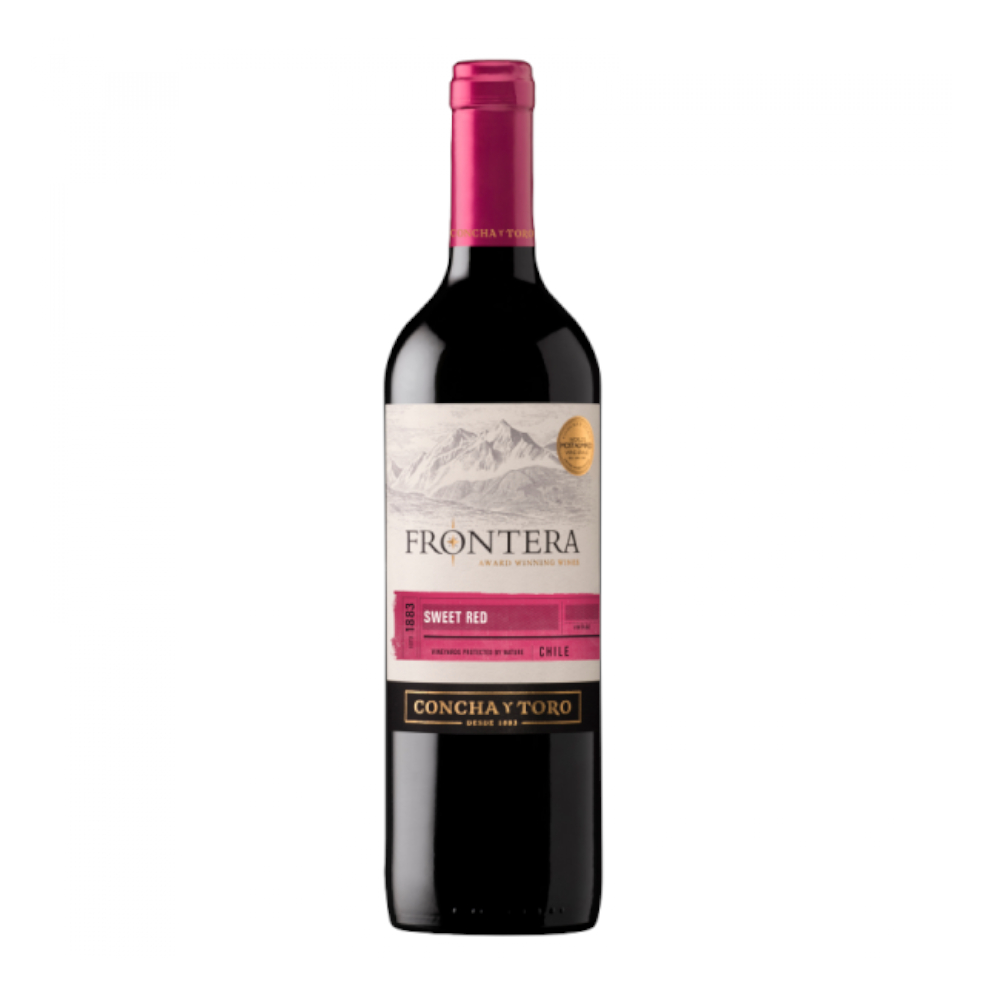 Wino Frontera 10% czerwone słodkie 750 ml