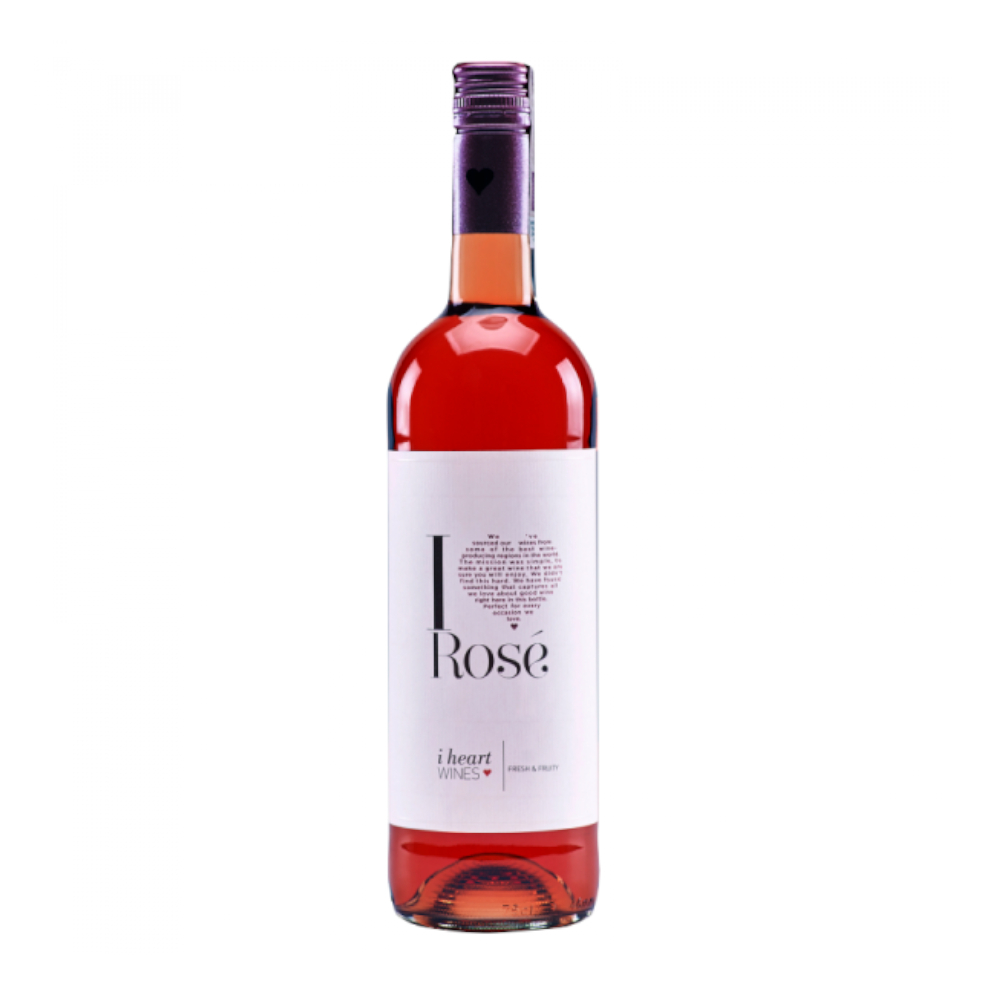 Wino I heart rose 13% różowe półsłodkie 750 ml