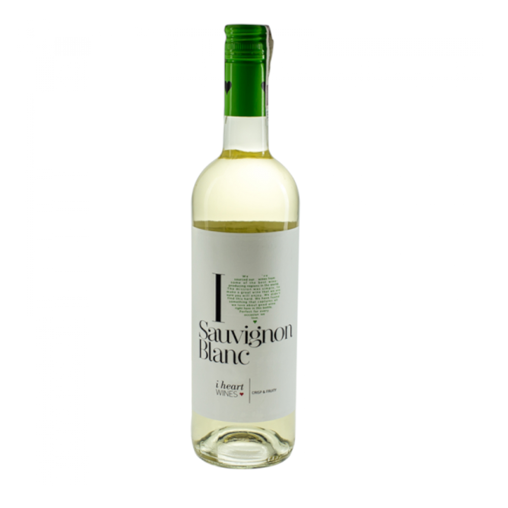 Wino I heart sauvignion 12% białe półwytrawne 750 ml