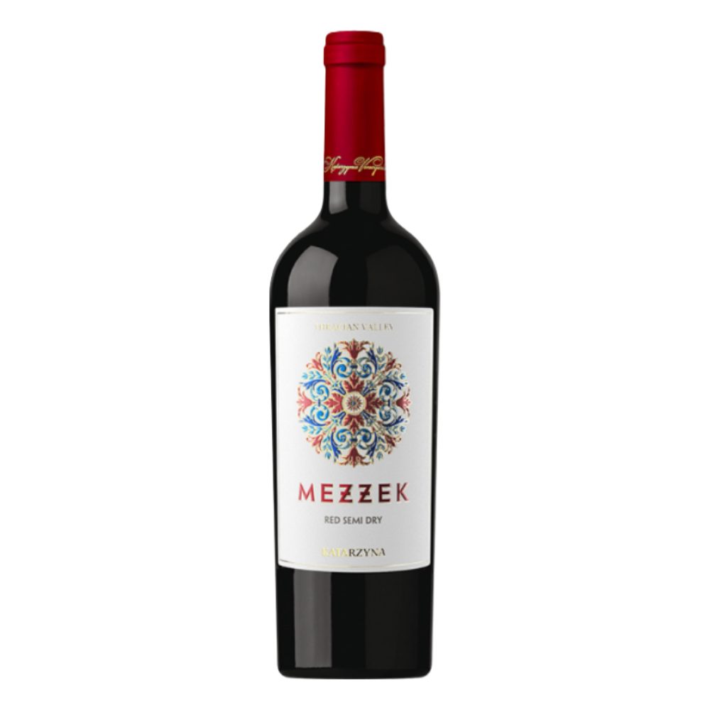 Wino Mezzek Pamid 13,5% czerwone półsłodkie 750 ml