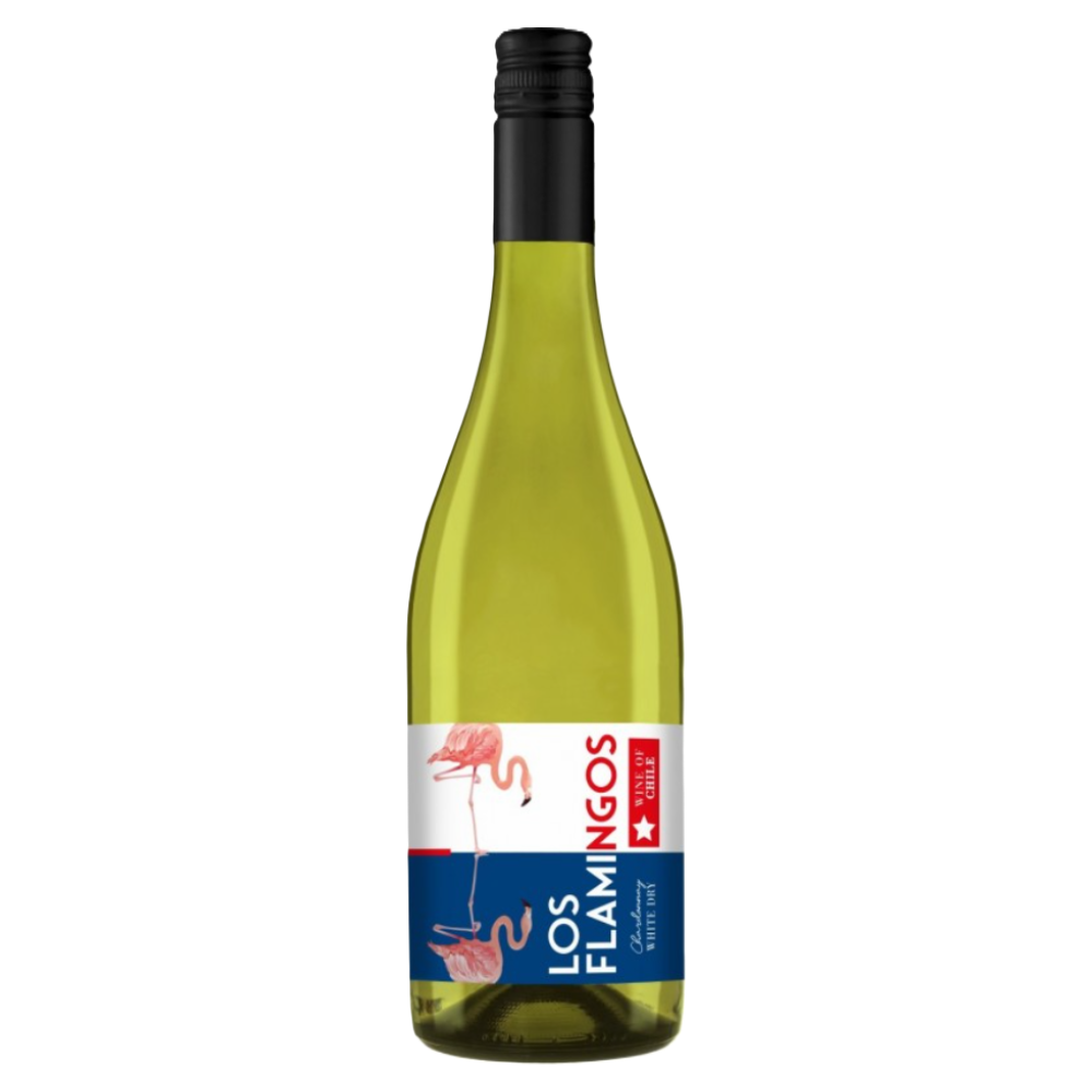 Wino Los Flamingos Chardonnay 14% białe wytrawne 750 ml