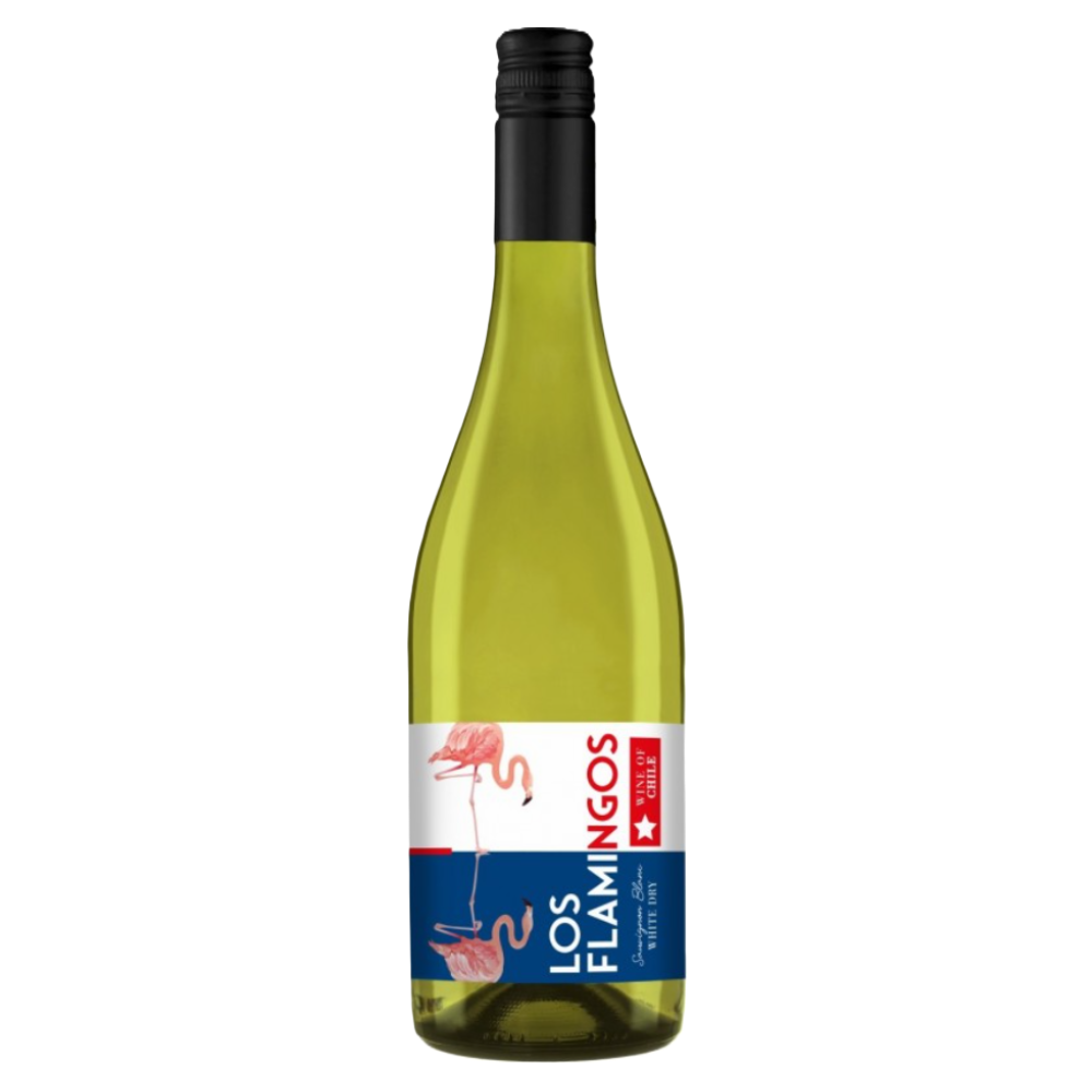Wino Los Flamingos Sauvignon 14% białe wytrawne 750 ml