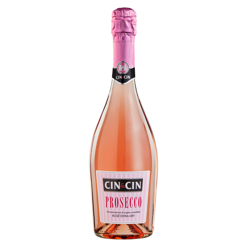 Wino Cin&Cin Prosecco Rose 11% różowe musujące wytrawne 750 ml
