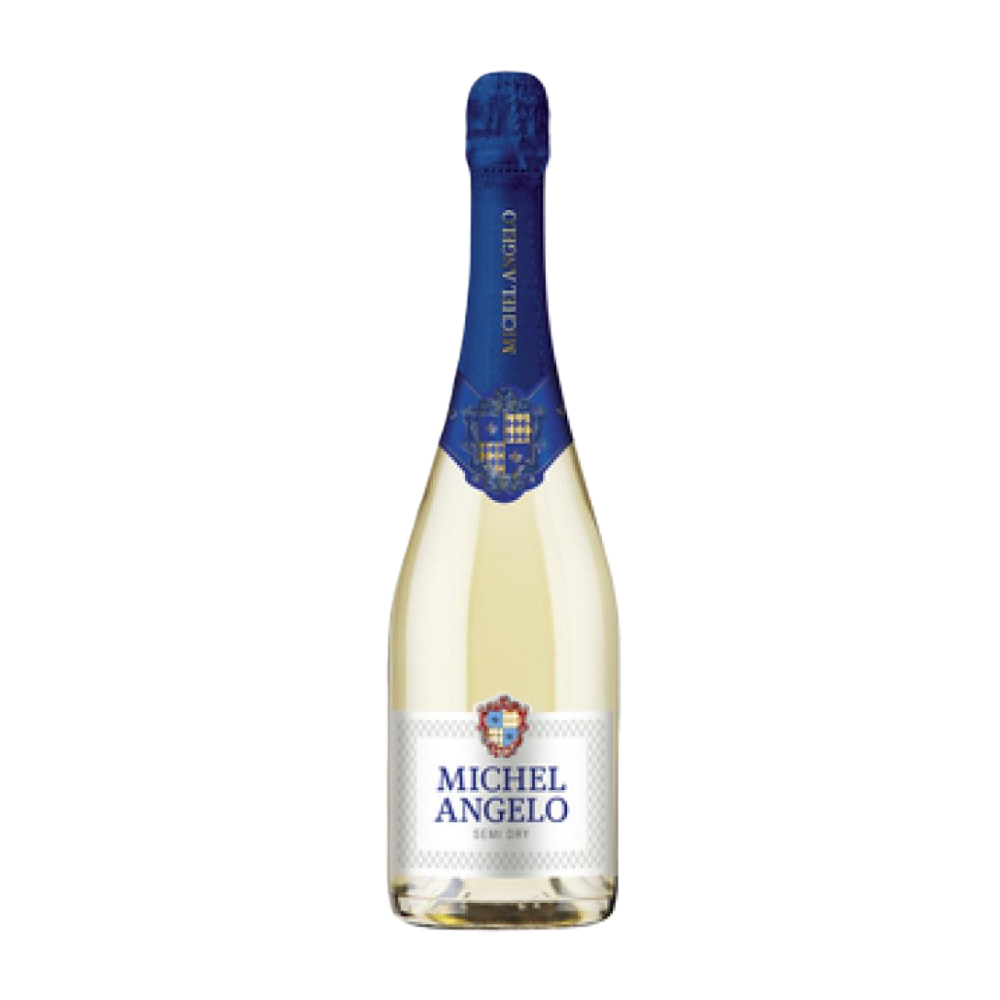 Wino MichelAngelo 10% białe musujące półwytrawne 750 ml