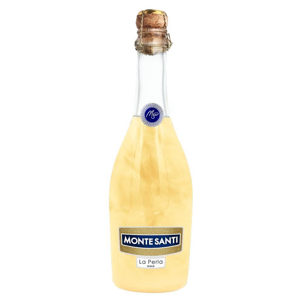 Wino Monte Santi La Perla Gold 10% białe musujące półsłodkie 750 ml