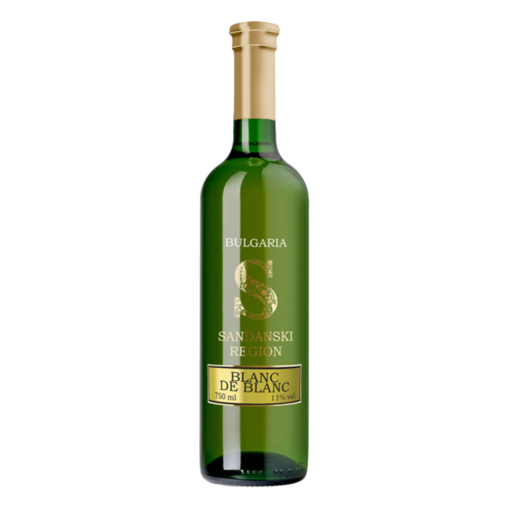 Wino S Line Blanc de Blanc 11% białe półwytrawne 750 ml