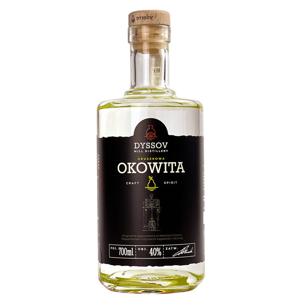 Okowita Dyssov rzemieślnicza z gruszek 40% 700 ml