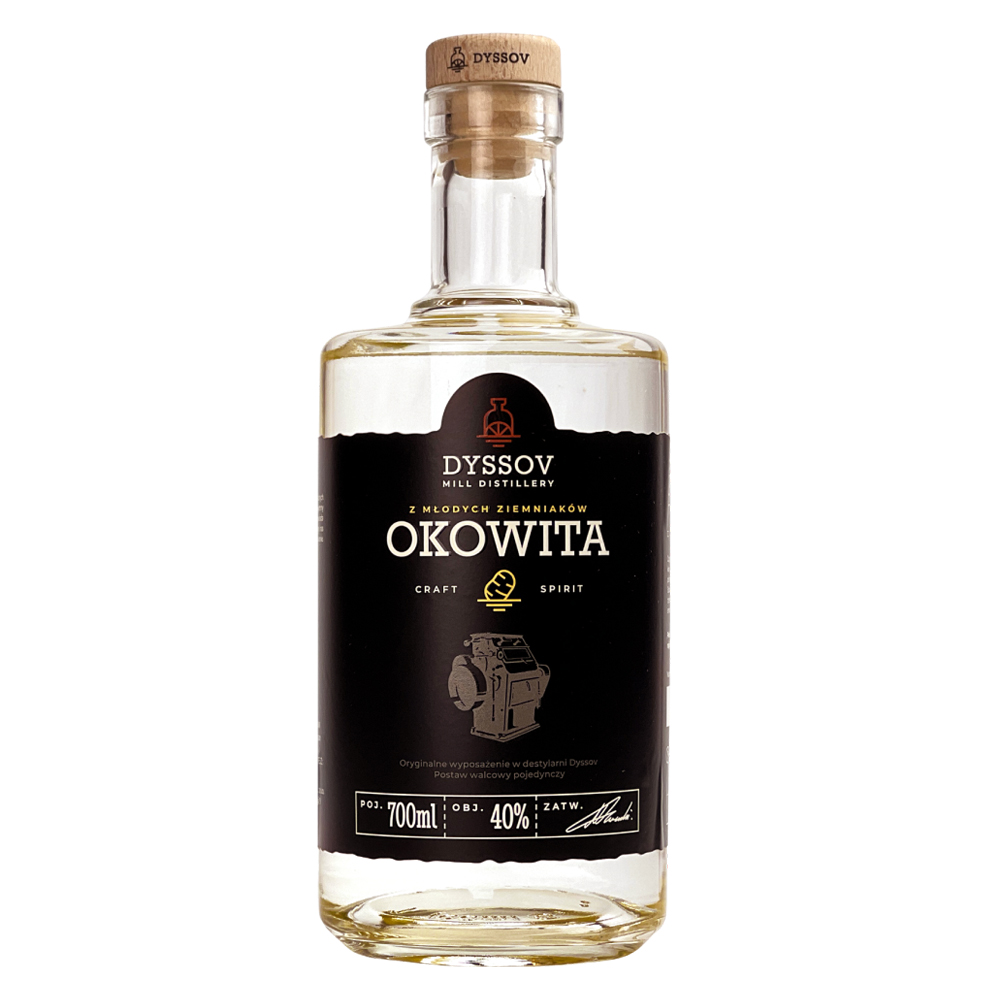 Okowita rzemieślnicza z młodych ziemniaków Dyssov 40% 700 ml
