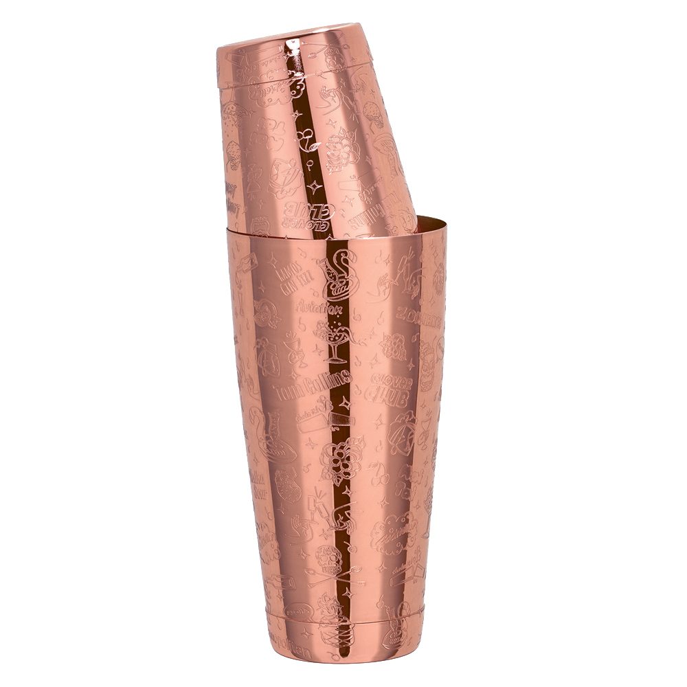 Shaker "Cocktail Design" Miedziany