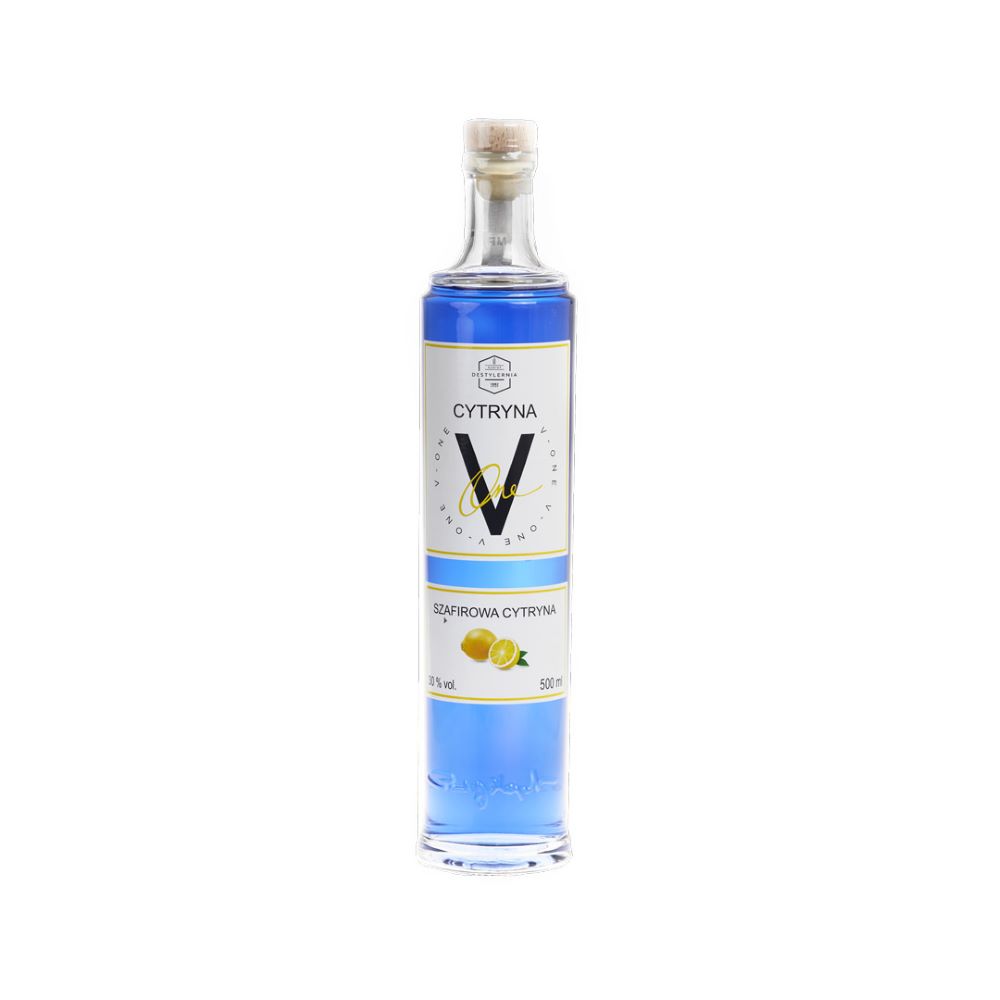 Wódka V-One Szafirowa Cytryna 30% 500 ml