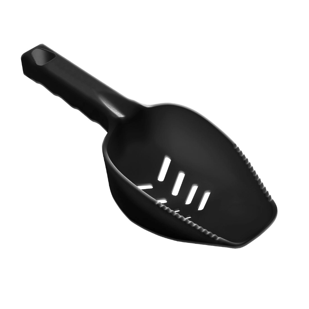 Szufelka do lodu z ociekaczem plastikowa