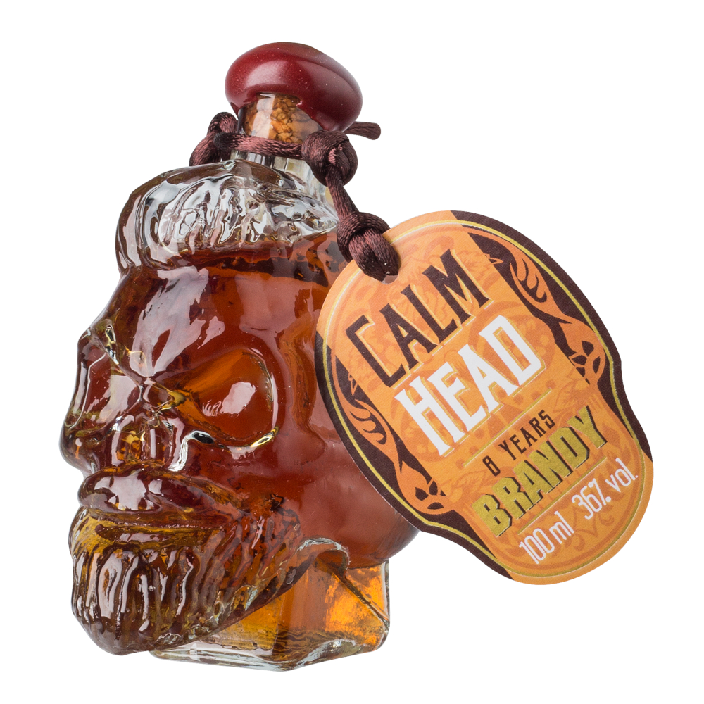 Brandy Calm Head 8 Years Mini 36% 100 ml