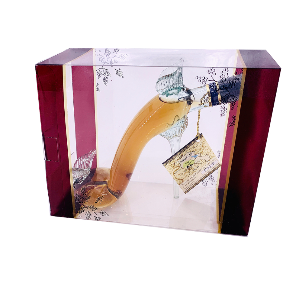 Brandy Armenion Pantofelek, 10-letni 40% 50 ml kartonik