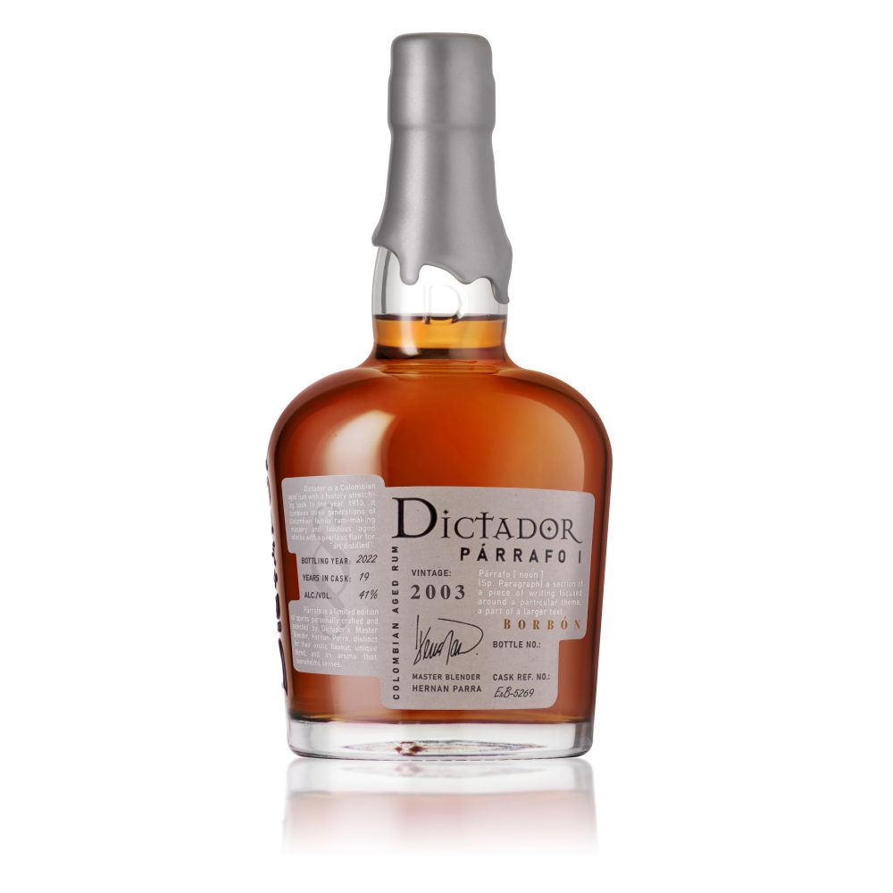 Rum Dictador Parrafo Borbon 2003 41% 700 ml