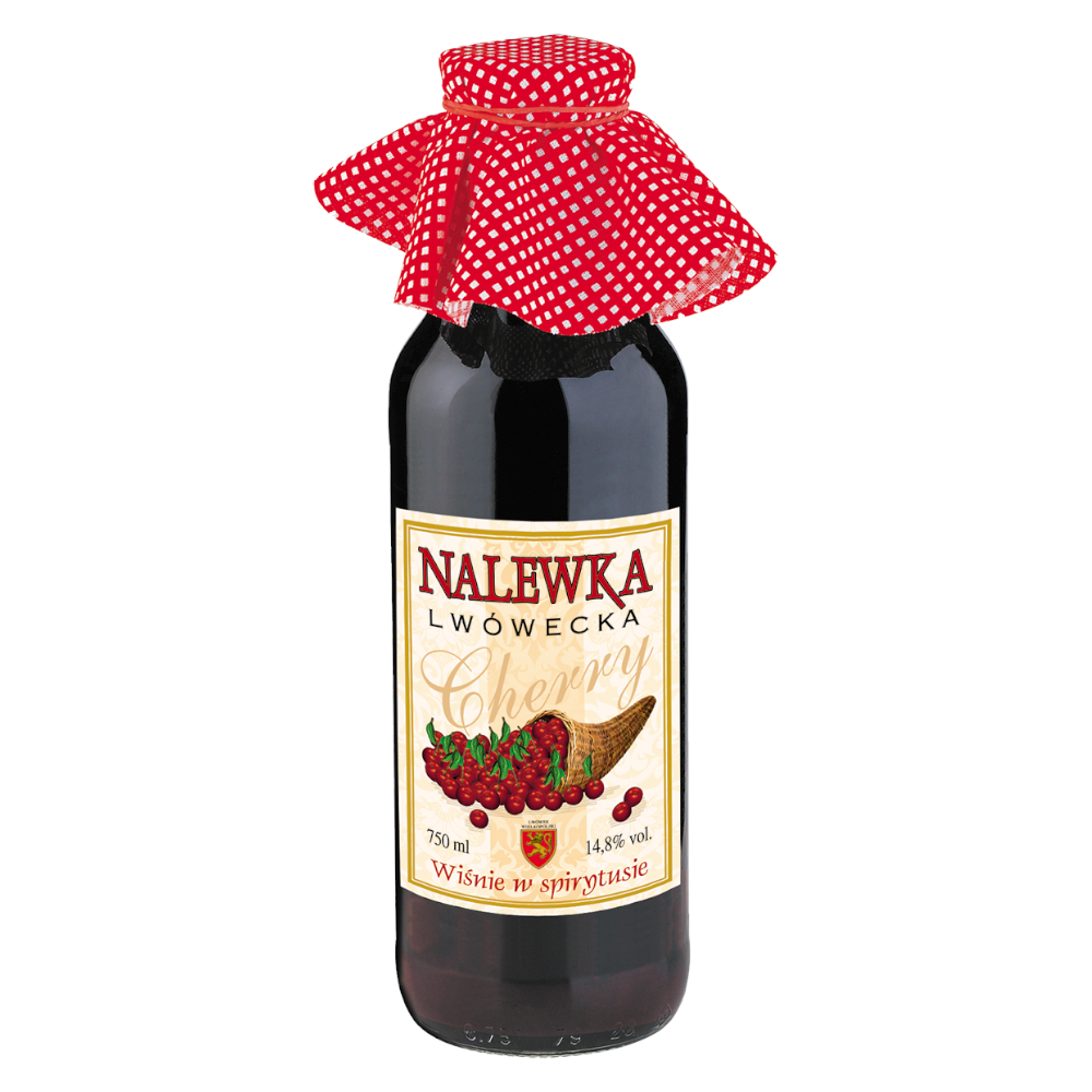 Likier Nalewka Lwówecka - Wiśnie w alkoholu 14% 750 ml