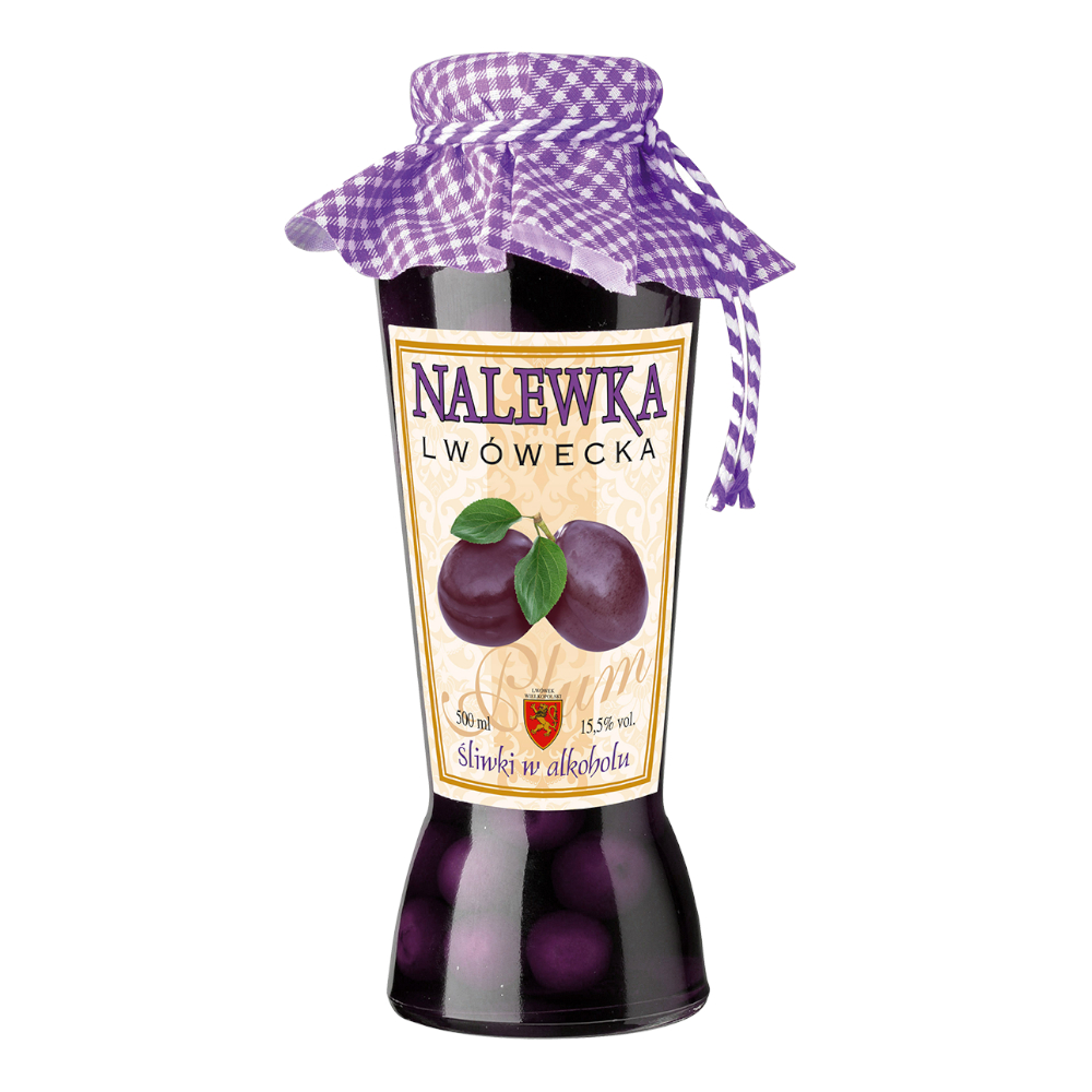 Nalewka Lwówecka - Śliwki w alkoholu 15% 500 ml