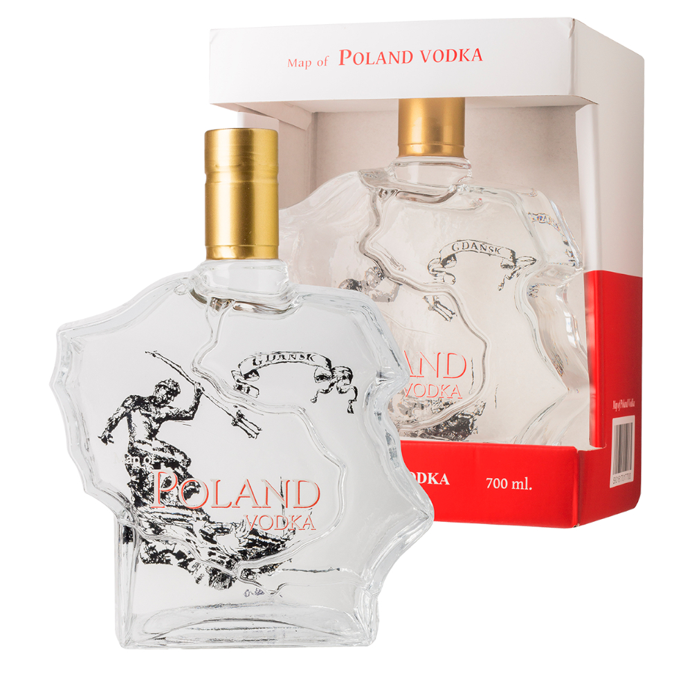 Wódka Poland Mapa Gdańsk 40% 700 ml