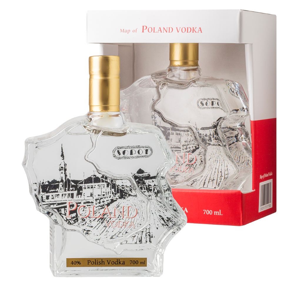 Wódka Poland Mapa Sopot 40% 700 ml