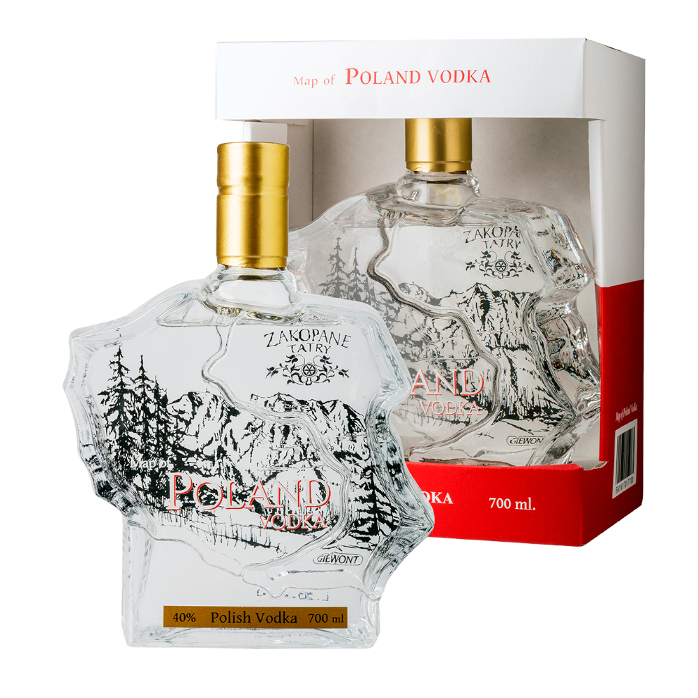Wódka Poland Mapa Zakopane 40% 700 ml