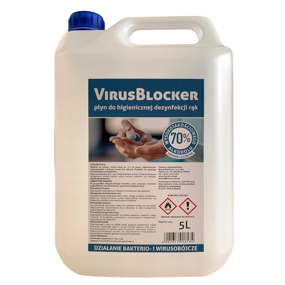 Płyn do rąk VirusBlocker 5000 ml
