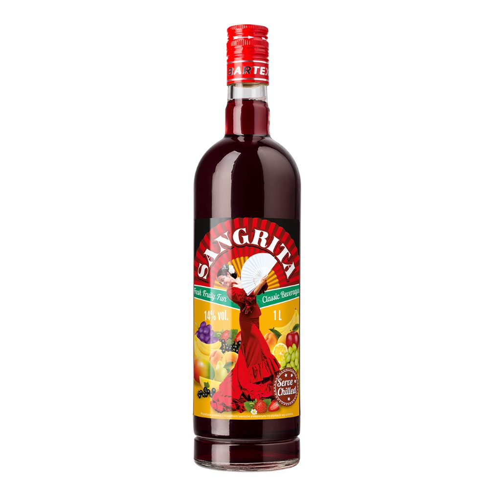 Wino Sangrita 14% czerwone słodkie 1000 ml