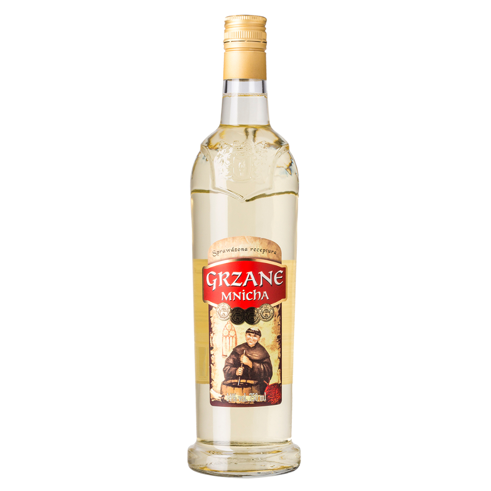Wino Grzane Mnicha białe14% białe słodkie 750 ml