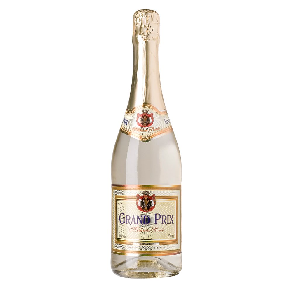 Wino Grand Prix 10% białe półsłodkie 750 ml