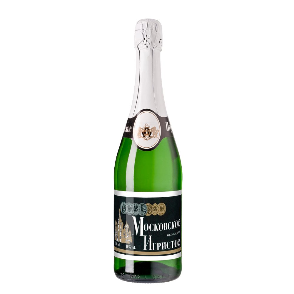 Wino Igristoje Igristoje 10% białe półsłodkie 750 ml